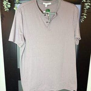 Threads 4 Thought Men's Short Sleeve Henley - Light Purple